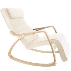 Tectake Schommelstoel Onda, Beige -VIDAXL Winkel 9c8c93869c0b4492aafd46b92703a76b
