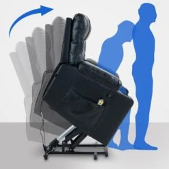 CLP Fauteuil Andover Zwart Frame - Kunstleer - Zwart -VIDAXL Winkel 9cbf0cd8b75c4e8cbea9e70e325dd057