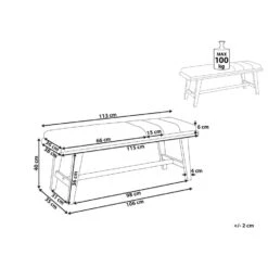 Beliani Hocker PHOLA - Lichte Houtkleur Polyester 6 Beliani Hocker PHOLA - Lichte Houtkleur Polyester -VIDAXL Winkel 9cc44781bfe348c6bde50171671ec110