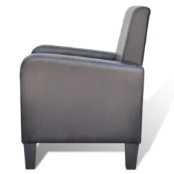 VidaXL - Fauteuils - Zwart - Kunstleer 8 VidaXL - Fauteuils - Zwart - Kunstleer -VIDAXL Winkel 9d4355af0434421e8eaa714a574f4c48