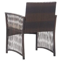 VidaXL Tuinstoelen Met Kussens 2 St Poly Rattan Bruin -VIDAXL Winkel 9e3feb8187aa40e9bc15743e4268ca4c