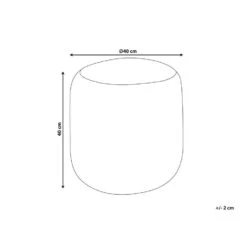 RESAFA - Poef - Beige - 40 X 40 X 40 Cm - Jute -VIDAXL Winkel 9f8a431aa9c14efbb0df4ab33630a798