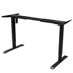 Elektrisch Verstelbaar Bureau - 180x80 Cm - Single Motor - Zwart / Antraciet -VIDAXL Winkel 9f9f1b1410a14884abecc860bb2a9402