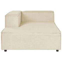 APRICA - Chaise Longue - Beige - Rechterzijde - Linnen -VIDAXL Winkel 9fc45cd19dfa4aed89d19a4dbf32bd53