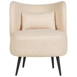 OTSBY - Fauteuil - Beige - Bouclé -VIDAXL Winkel a07d485c70af4ed9b04dbe09b1fab2a2