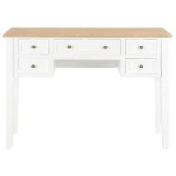 VidaXL Schrijftafel 109,5x45x77,5 Cm Hout Wit -VIDAXL Winkel a0ebbe552ee64398bdaea57d694fb019