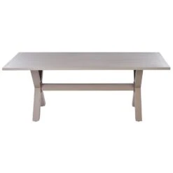 CASCAIS - Tuintafel - Beige - 105 X 200 Cm - Aluminium -VIDAXL Winkel a1e9d17731e64b81a3e791f5fc861a7e