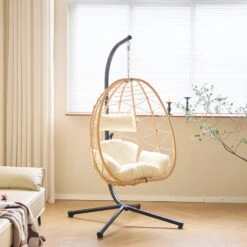 Hangstoel Van Bruin Rotan En Metaal -VIDAXL Winkel a28ee68be5df4b14a28e501ee76a42b8