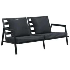 VidaXL 4-delige Loungeset Met Kussens Aluminium Donkergrijs -VIDAXL Winkel a29b6ece977f455d82c935cff2c132f7