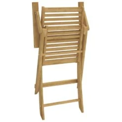VidaXL - Tuinstoelen - Inklapbaar - Bruin - Acaciahout - 4 Stuks -VIDAXL Winkel a310f6f61c3b47beafe5bc98956cca81