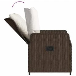 VidaXL - Tuinstoel - Bruin - Poly Rattan -VIDAXL Winkel a34245da2047495a845282ee3e32c4b1