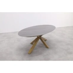 Scotland Tafel - 230x115 Cm - Light Teaklook - Centostone Napoli Sand -VIDAXL Winkel a396b621338449ca8b9088662a9a8a6a