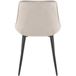 CLP Set Van 2 Eetkamerstoel Wallace Zwart Frame - Fluweel - Grijs -VIDAXL Winkel a3ad5413c13d4a95889fc1aeba091d1e