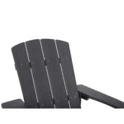 ADIRONDACK - Tuinstoel Met Voetenbank - Grijs - Kunsthout -VIDAXL Winkel a3ae6053fc1c44ee84ac5f646556b901