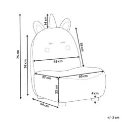 LULEA - Kinderstoel - Wit - Nepbont -VIDAXL Winkel a42e22c6a6474cb996e667d3d97f48f6
