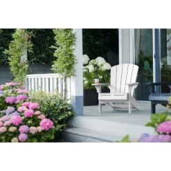 Keter Troy Adirondack Tuinstoel - Set Van 2 - 85x80x96.5cm - Wit -VIDAXL Winkel a60ce7147a514aba8b86438e6e8c58f5