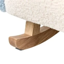 OMBO - Schommelstoel Voor Kinderen - Lichtblauw - Bouclé -VIDAXL Winkel a6a6eb56e17b46538cc176f67aa2862a