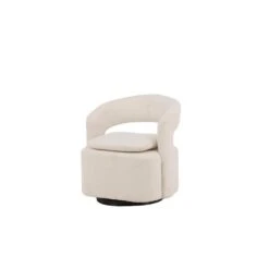 Svea - Teno Draaibare Fauteuil - Boucle - Wit -VIDAXL Winkel a6ffecfeba7b4b428d6b01c718ffa252