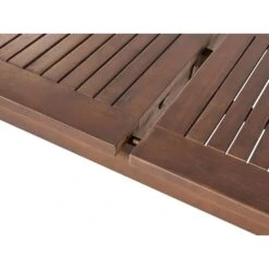 CESANA - Tuintafel - Donkerhout - 100 X 180/240 Cm - Acaciahout -VIDAXL Winkel a724cd2d3aef4cd4bb7957503940ee11