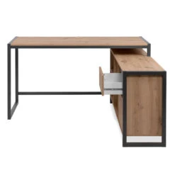 CALICOSY - Bureau PRAGUE - Licht Hout - 75x139x139 Cm -VIDAXL Winkel a8456e77d5a84b65b79b5f5c3c603e7e