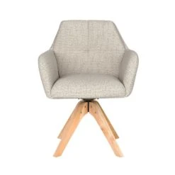 Housecraft Pete Eetkamerstoel Draaibaar Hout Off-White - Beige -VIDAXL Winkel a9b9af8248ab435eb9452bfdf5ee85bd