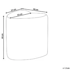 SCOTIA - Poef - Beige - Chenille -VIDAXL Winkel a9c177566c2f49aa9384039c8d40271e 1