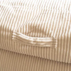 Merkloos HOME DELUXE Zitzak COSY Beige Inclusief Krukje -VIDAXL Winkel a9eea1137dde47eab695a42f8875a881