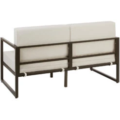 Tectake - Tuin-loungebank Comosa, 2-zits, Ultradikke Kussens, Bruin / Beige -VIDAXL Winkel aa089d689c32481fba0520f37868ae28