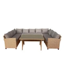 Nordic Home - Elisabeth Loungeset 9 Personen - Naturel -VIDAXL Winkel aafcb58848104dad87dfdec9e30b6164