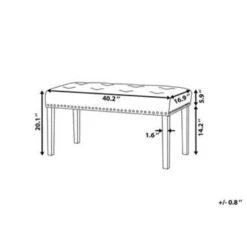 Beliani Hocker YORKTON - Grijs Fluweel -VIDAXL Winkel ab15410e21714eb9800bd8edd5790f62 1