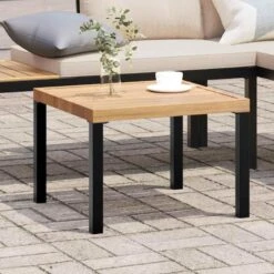 VidaXL - Tuinsalontafel - Zwart - Gepoedercoat Staal - 55x55x39,5 Cm 7 VidaXL - Tuinsalontafel - Zwart - Gepoedercoat Staal - 55x55x39,5 Cm -VIDAXL Winkel ab19aab406b14b45b0975bfc496e2594