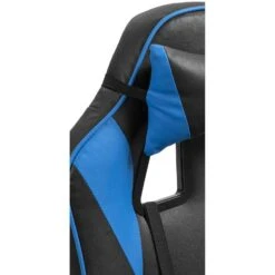 CLP Bureaustoel Orkney Zwart Frame - Kunststof - Zwart/blauw -VIDAXL Winkel ab592981aa05450c96f94fe22a807134