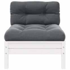 VidaXL - Loungeset - Wit - Grenenhout - 3 Stuks - Met Kussens -VIDAXL Winkel ab907c3101764408b6c7c124b2a1e7d9