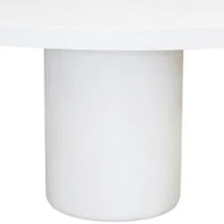 Tuintafel Rond 150cm - Wit Eco Composiet - Betonlook - Eden -VIDAXL Winkel acd12ac236024e5895344f3ec6136bd6