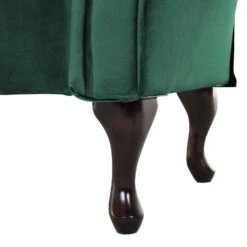 LATTES - Chaise Longue - Groen - Linkerzijde - Fluweel -VIDAXL Winkel ace35f38ef5f412b97d4b94b5f9ffa15