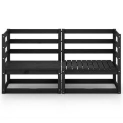 VidaXL Tuinbank 2-zits Massief Grenenhout Zwart 6 VidaXL Tuinbank 2-zits Massief Grenenhout Zwart -VIDAXL Winkel ae31b37973bd4edd9e069311e837fc1c