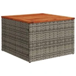 VidaXL 7-delige Loungeset Kussens - Hout Armsteun & Salontafel - Grijs -VIDAXL Winkel ae4897adc1d5416bb3c154b8539333ea