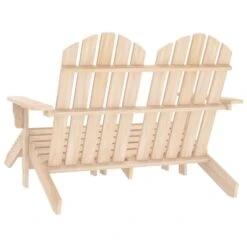 VidaXL - Tuinstoel 2-zits Adirondack - Bruin - Hout - Met Voetenban -VIDAXL Winkel ae4ded33e2f742fe98c8cdaa6dae054f