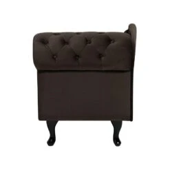 NIMES - Chaise Longue - Bruin - Rechterzijde - Fluweel -VIDAXL Winkel ae8d3be9ad364c949830f9b08dd2f64b