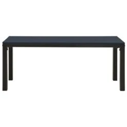 VidaXL - Tuinbank Zwart - Staal En HKC - 110x39x45 Cm -VIDAXL Winkel aece9d04b81e4aee8f2c836beeae88d6