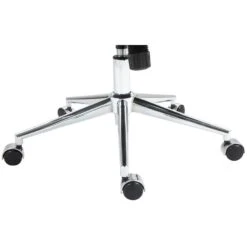 CLP Bureaustoel Oakland Chroom Frame - Echt Leer - Bruin -VIDAXL Winkel aef7bf70327341e6bd47bc51c4571668