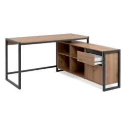 CALICOSY - Bureau PRAGUE - Licht Hout - 75x139x139 Cm -VIDAXL Winkel af05aa5948f940ce8e7b41a2cfc589a8