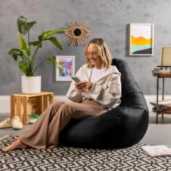 Veeva Zitzak Gaming - Zitzak Buiten - Zwart -VIDAXL Winkel af98df79a2ce4d60a65510e1ede3d0a9