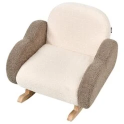SKARE - Schommelstoel Voor Kinderen - Beige - Bouclé -VIDAXL Winkel b01d3fcc81bf48ff9d83299869f61b66