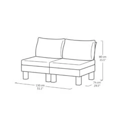 Keter Signature Elements Balkonset 2 Personen - Met Groene Kussens - Cappuccino -VIDAXL Winkel b0415b78c5c6491cb610b74e4a6f249f