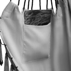 Tectake Hangstoel Malika, Boho-stijl, Draagkracht 150kg, Grijs -VIDAXL Winkel b089382a40d74e99bbc227125138ada7