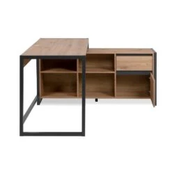 CALICOSY - Bureau PRAGUE - Licht Hout - 75x139x139 Cm -VIDAXL Winkel b0c5e784055a4d83a14dc9171b20ab1a