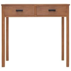 VidaXL Bureau 81x40x75 Cm Massief Teakhout -VIDAXL Winkel b10e699d721f4feaad2292a425ab34a1