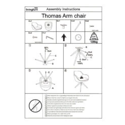 Livingfurn - Eetkamerstoel Thomas Brique - Roze - Stof - Set Van 2 -VIDAXL Winkel b178e872c18049a1a24170dfd2729b98