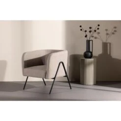 Svea - Lucía Fauteuil - Beige -VIDAXL Winkel b2918c39308d493d82adb99113438e04